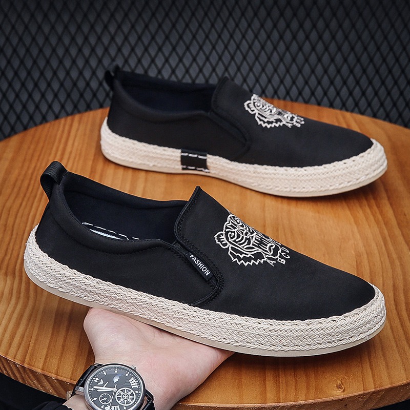 Men Shoes Loafers - Черная дышащая мужская обувь, роскошные лоферы,