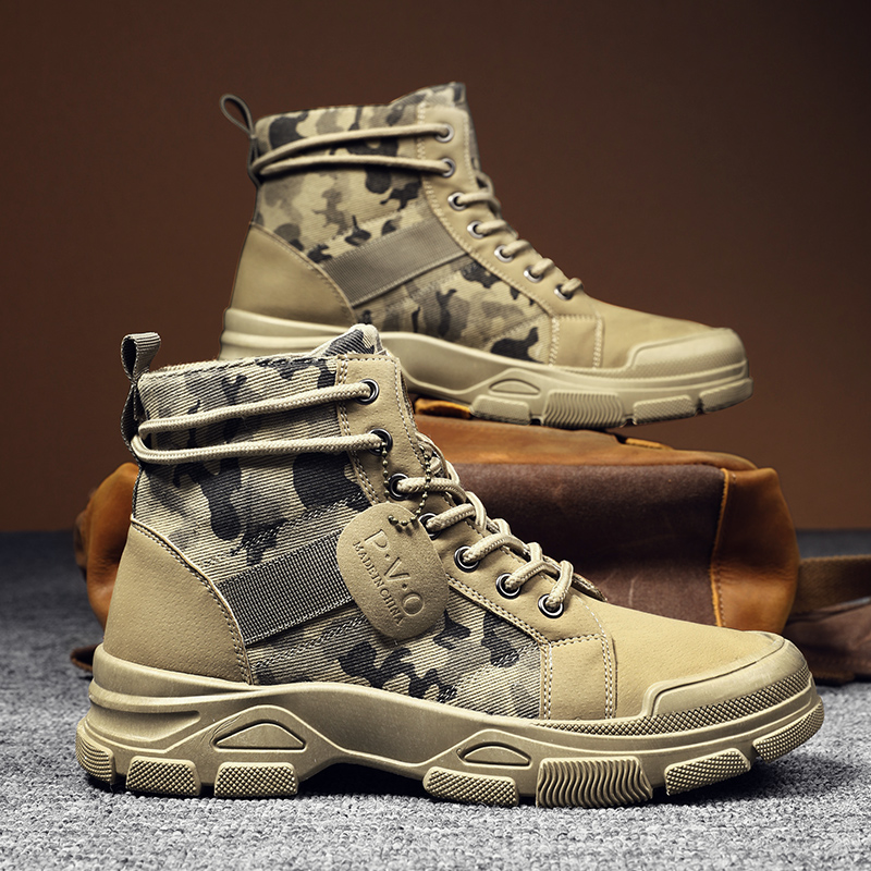 Men'S Shoes For Sale - Мужские высокие ботинки, осенние камуфляжные повседневные