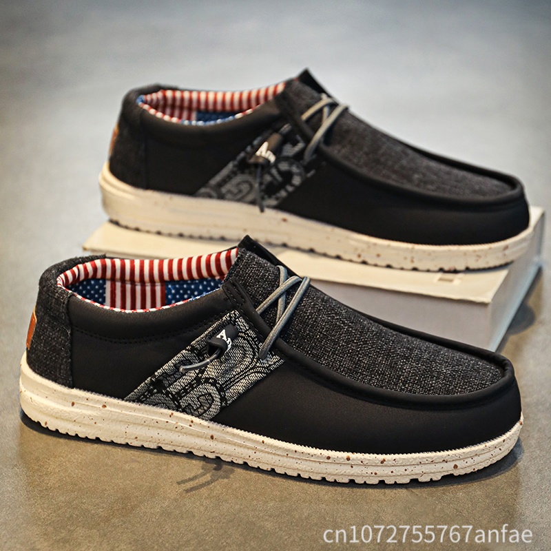 Men Shoes Sale - Горячая распродажа: Мужские лоферы синего/черного цвета,