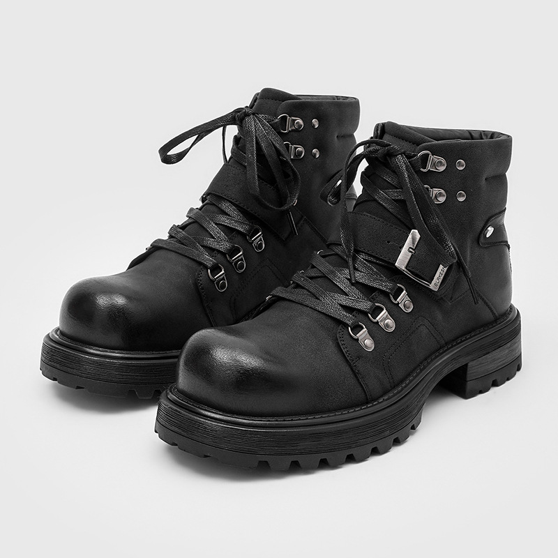 Winter Boot Insulated - Брендовые мужские кожаные ботинки, мотоциклетные зимние
