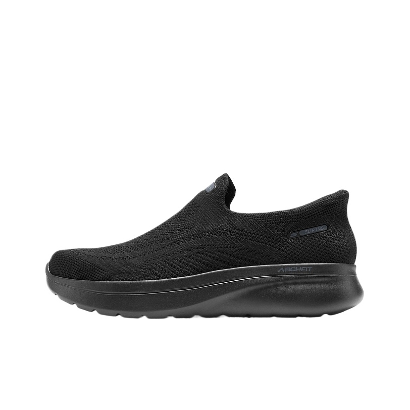 Men Shoes Black - Мужские повседневные туфли Skechers GO WALK,