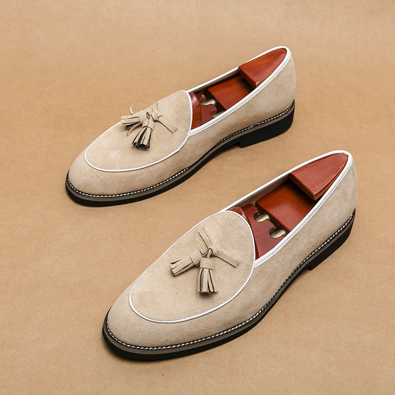 Men'S Shoes Quality Brands - Итальянские роскошные брендовые замшевые мужские лоферы