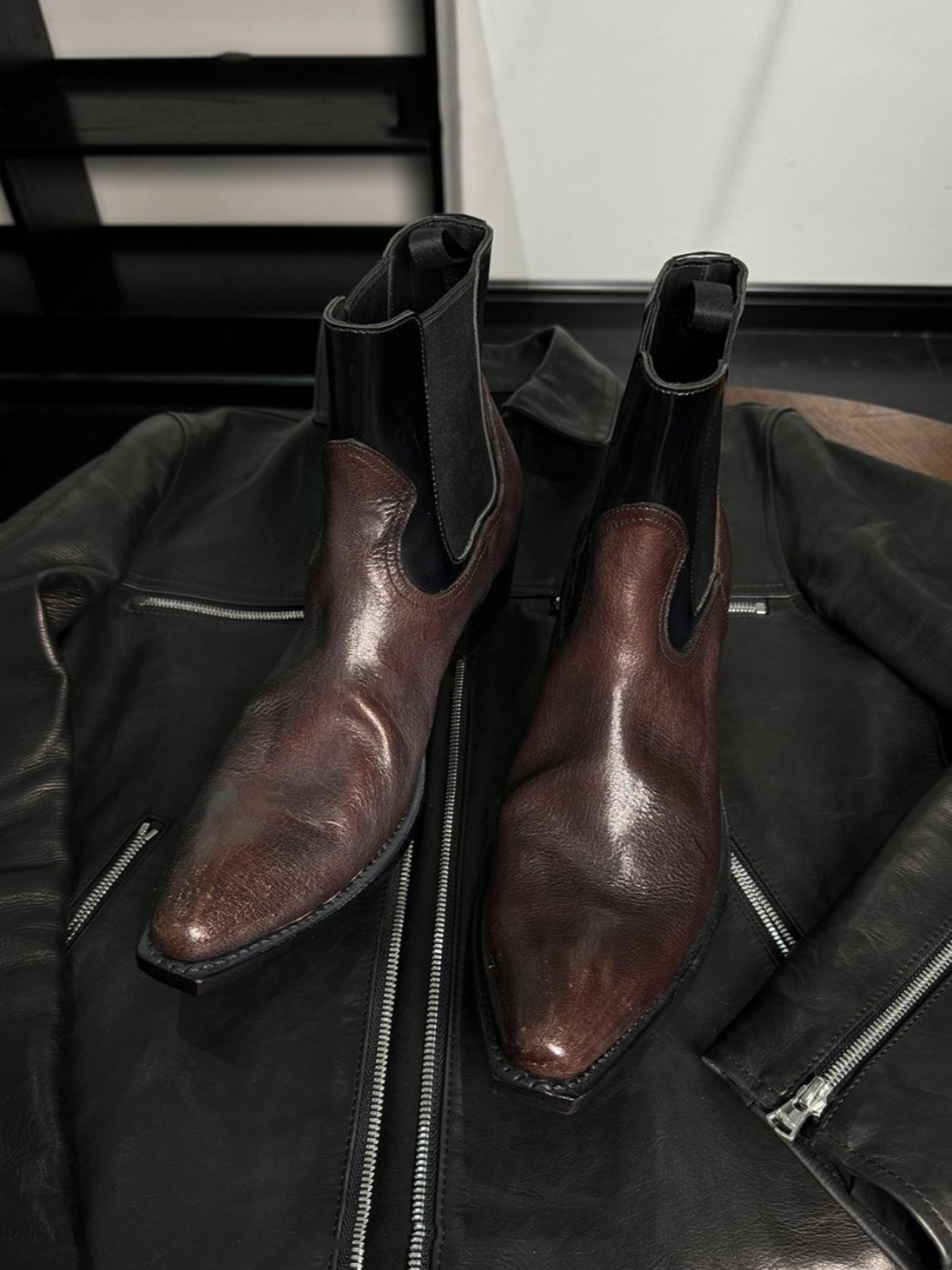 Men'S Shoes Smart - Мужские черные кожаные ботинки челси с