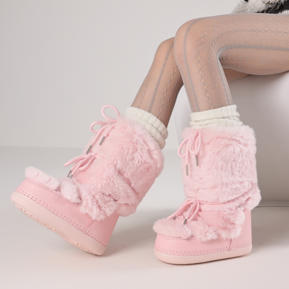 Женские пушистые ботинки с кру – обзор и цена Winter Boot Insulated