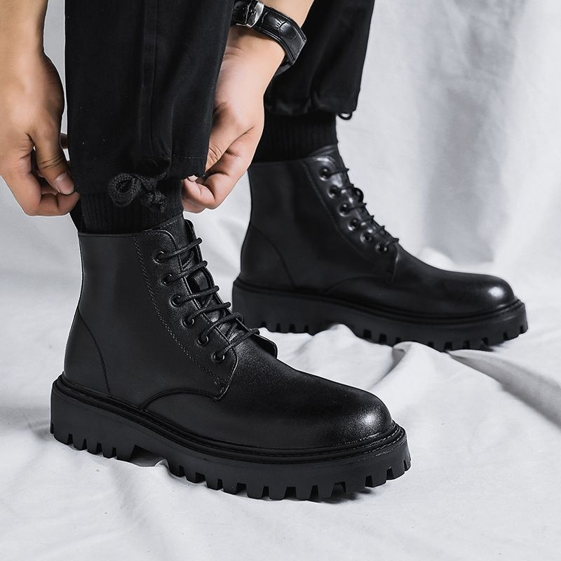 Мужские высокие кожаные ботинк – обзор и цена Men'S Shoes With Height Increase