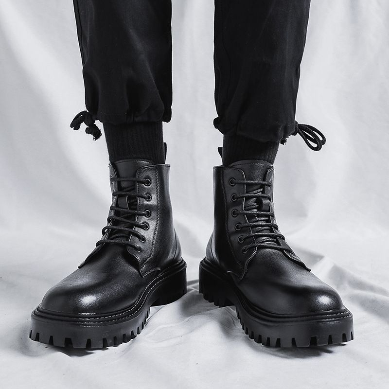 Мужские высокие кожаные ботинк – обзор и цена Men'S Shoes With Height Increase