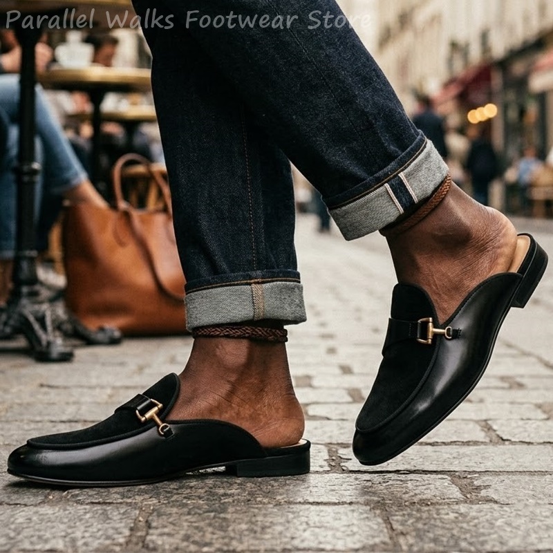Мужские мюли из замши и лакиро – обзор и цена Men'S Shoes Smart