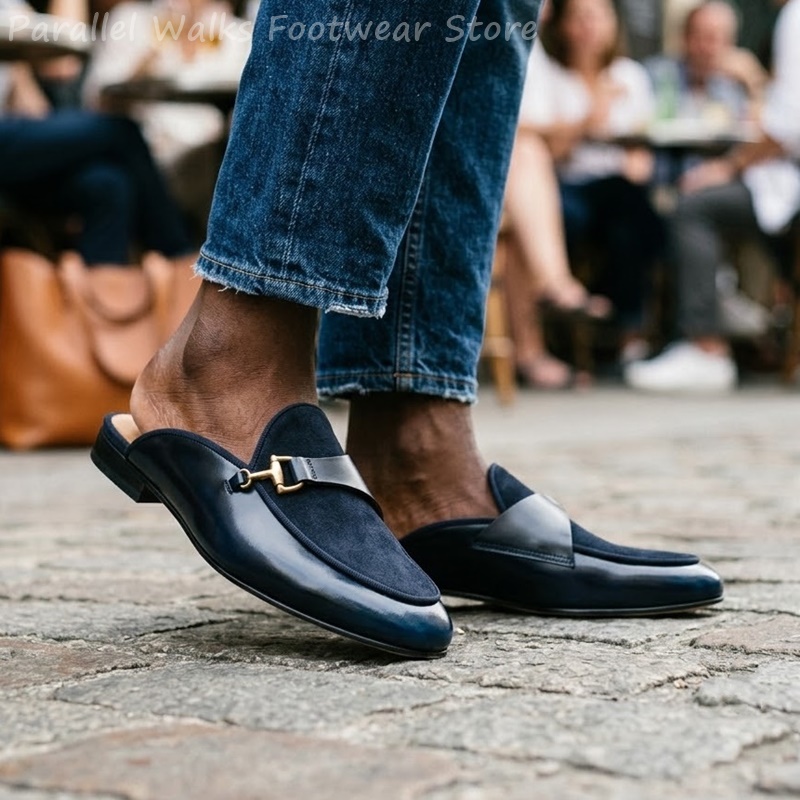 Мужские мюли из замши и лакиро – обзор и цена Men'S Shoes Smart