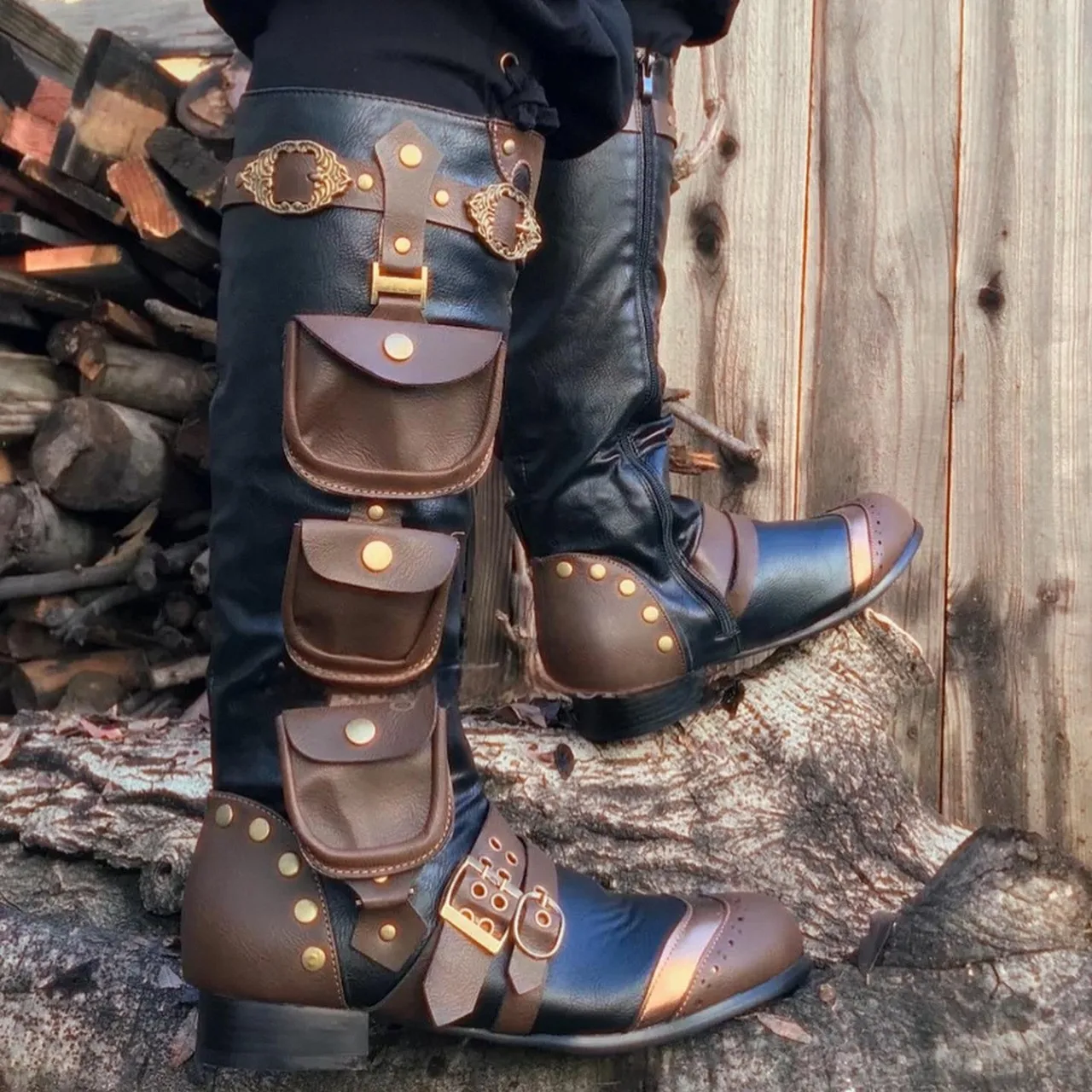 Высокие сапоги в стиле ретро в – обзор и цена Men Shoes Europe To Us