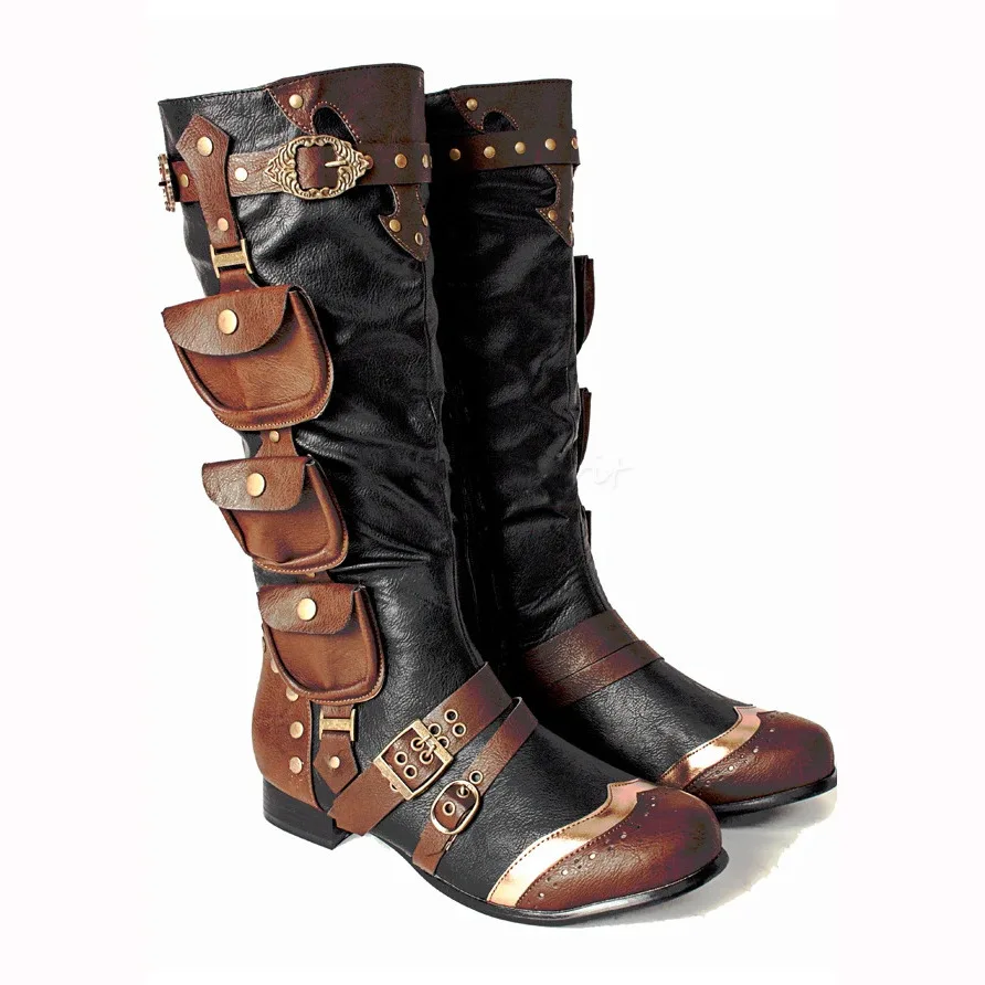 Высокие сапоги в стиле ретро в – обзор и цена Men Shoes Europe To Us