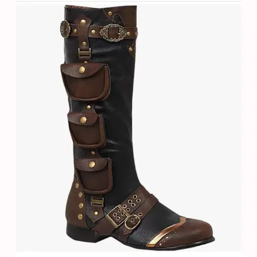 Высокие сапоги в стиле ретро в – обзор и цена Men Shoes Europe To Us