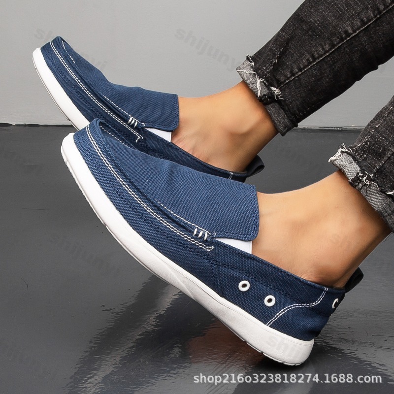 Осенняя мужская парусиновая по – обзор и цена Men Shoes Loafers