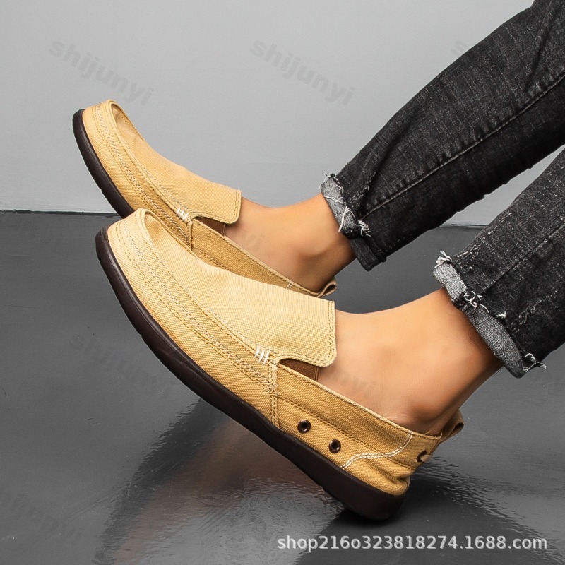 Осенняя мужская парусиновая по – обзор и цена Men Shoes Loafers