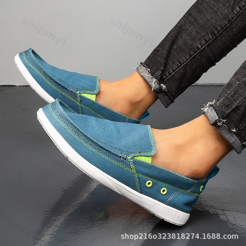 Осенняя мужская парусиновая по – обзор и цена Men Shoes Loafers
