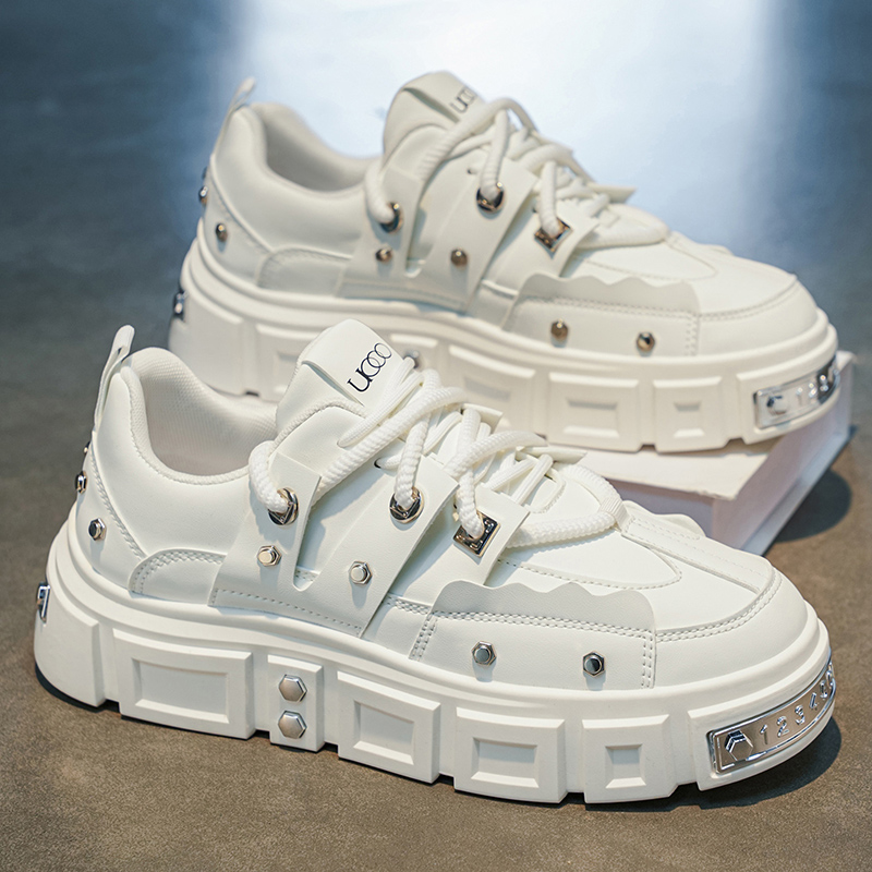 Мужские кроссовки в стиле панк – обзор и цена Men Shoes White Colour