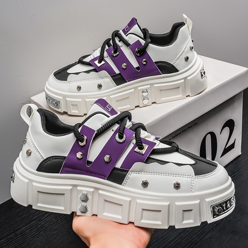 Мужские кроссовки в стиле панк – обзор и цена Men Shoes White Colour